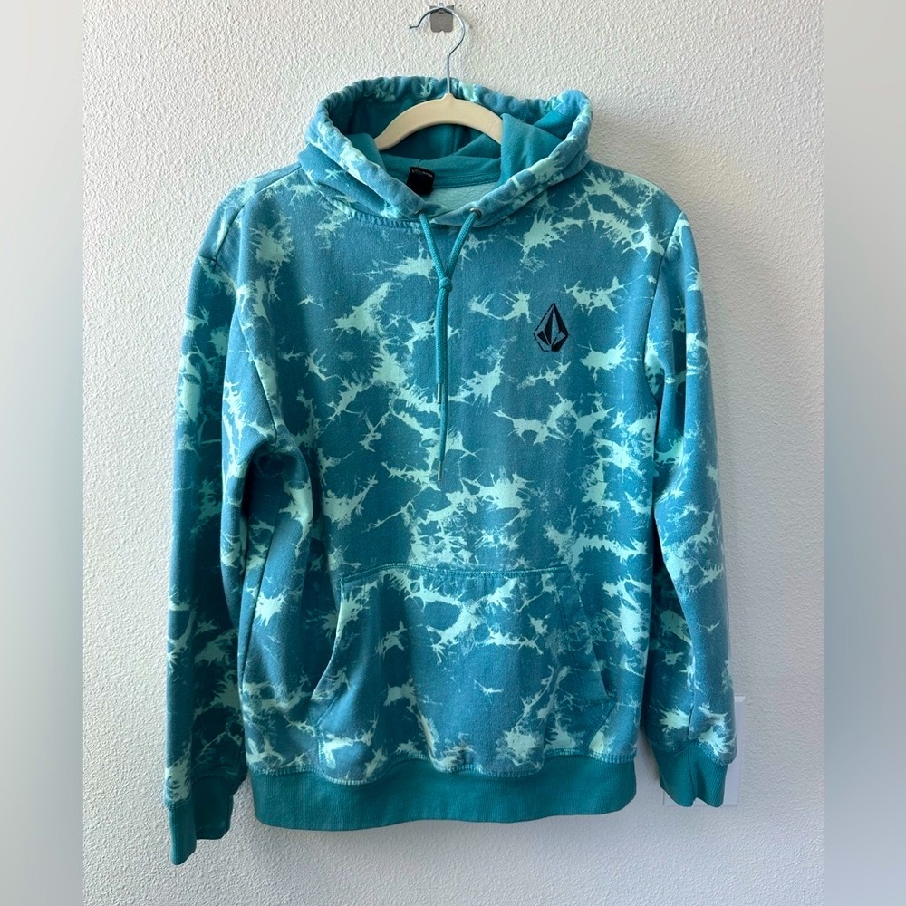 Volcom Blue Tie-Dye Men's Hoodie